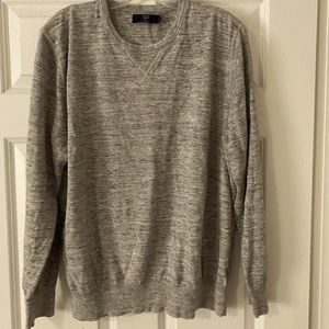 J. Crew Sweater, men’s size XL, Light Gray